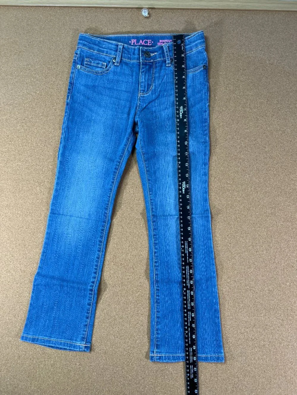 The Children's Place Girls Jeans Bootcut with Waist Adjustment Size 8 NWT